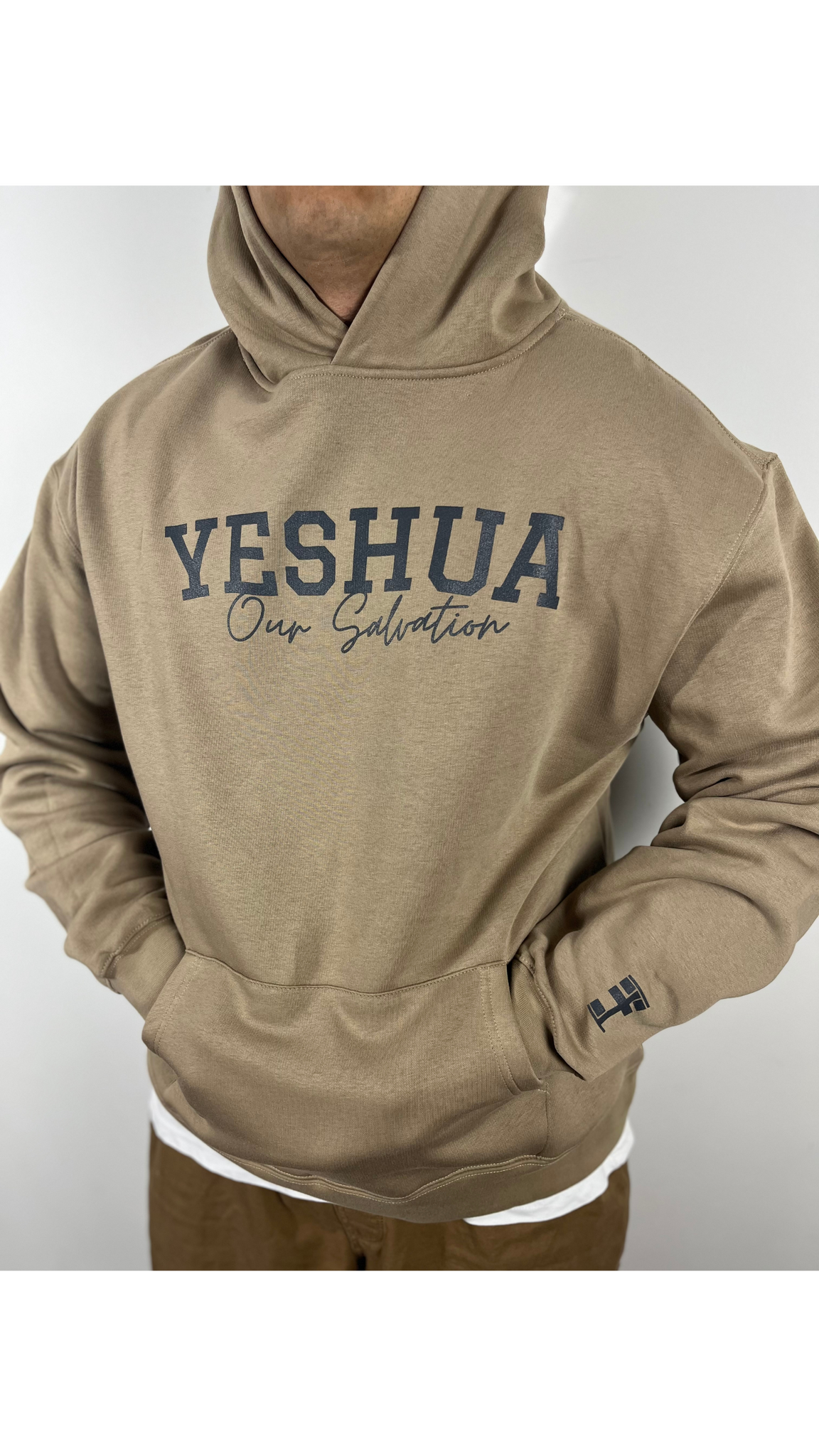 YESHUA - Relaxed Sandstone Hoodie